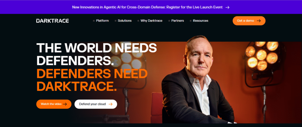 Darktrace AI in cybersecurity