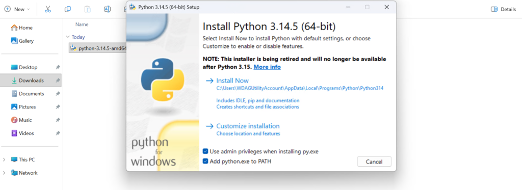python env path